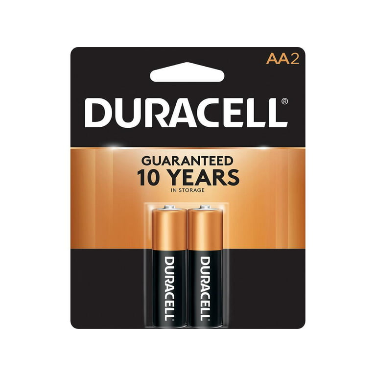 Duracell Coppertop Duralock AA 1.5V Alkaline Batteries - 2 Pack