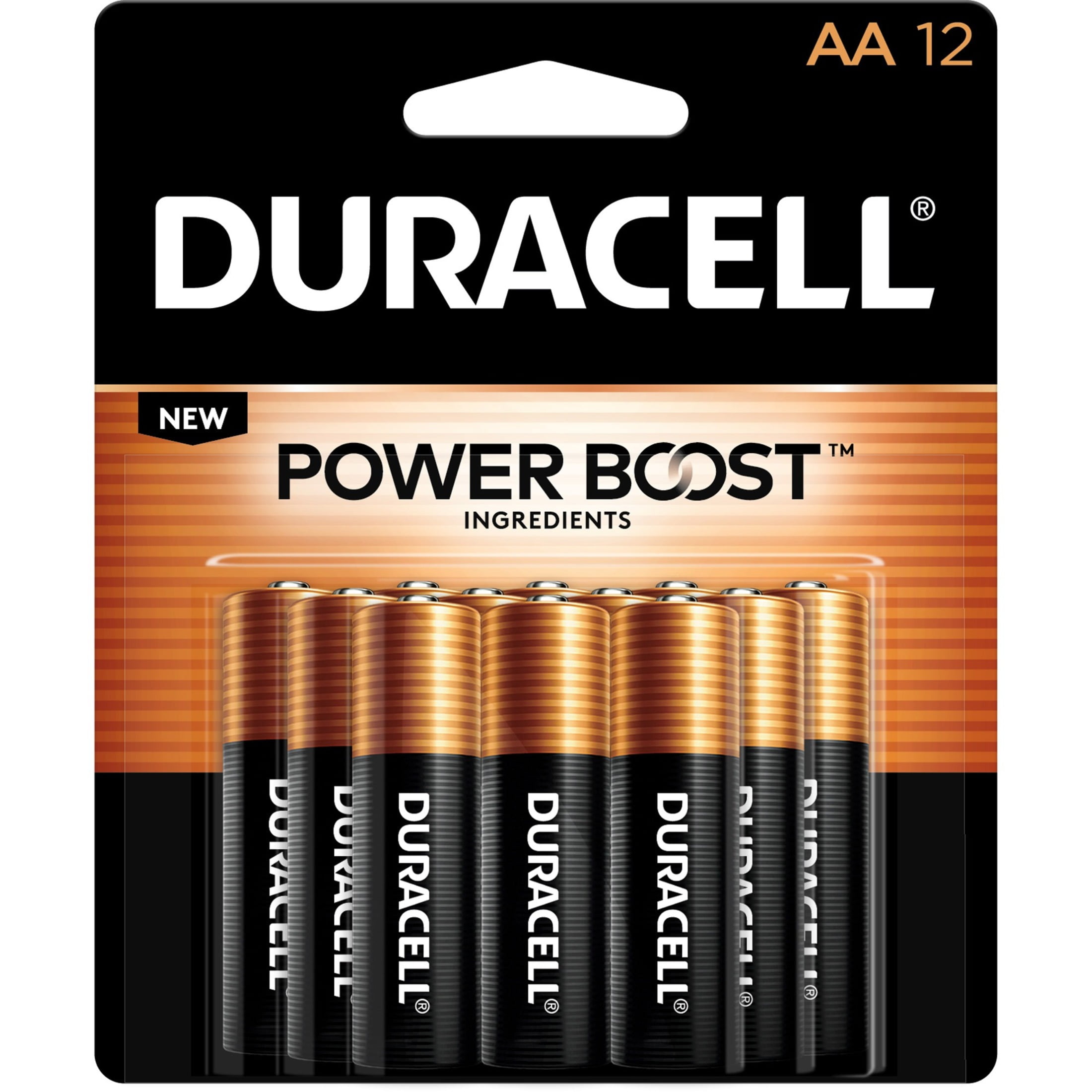DURACELL Pack of 12-AA Batteries