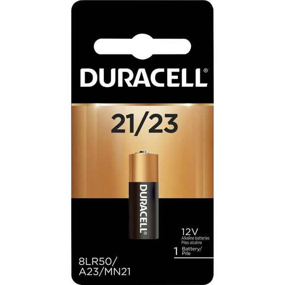 Duracell, DURMN21BPK, Security 21/23 Alkaline 12V Battery - MN21, 1 Each