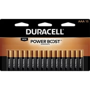 Duracell, DURMN2400B16Z, Coppertop Alkaline AAA Batteries, 16 / Pack
