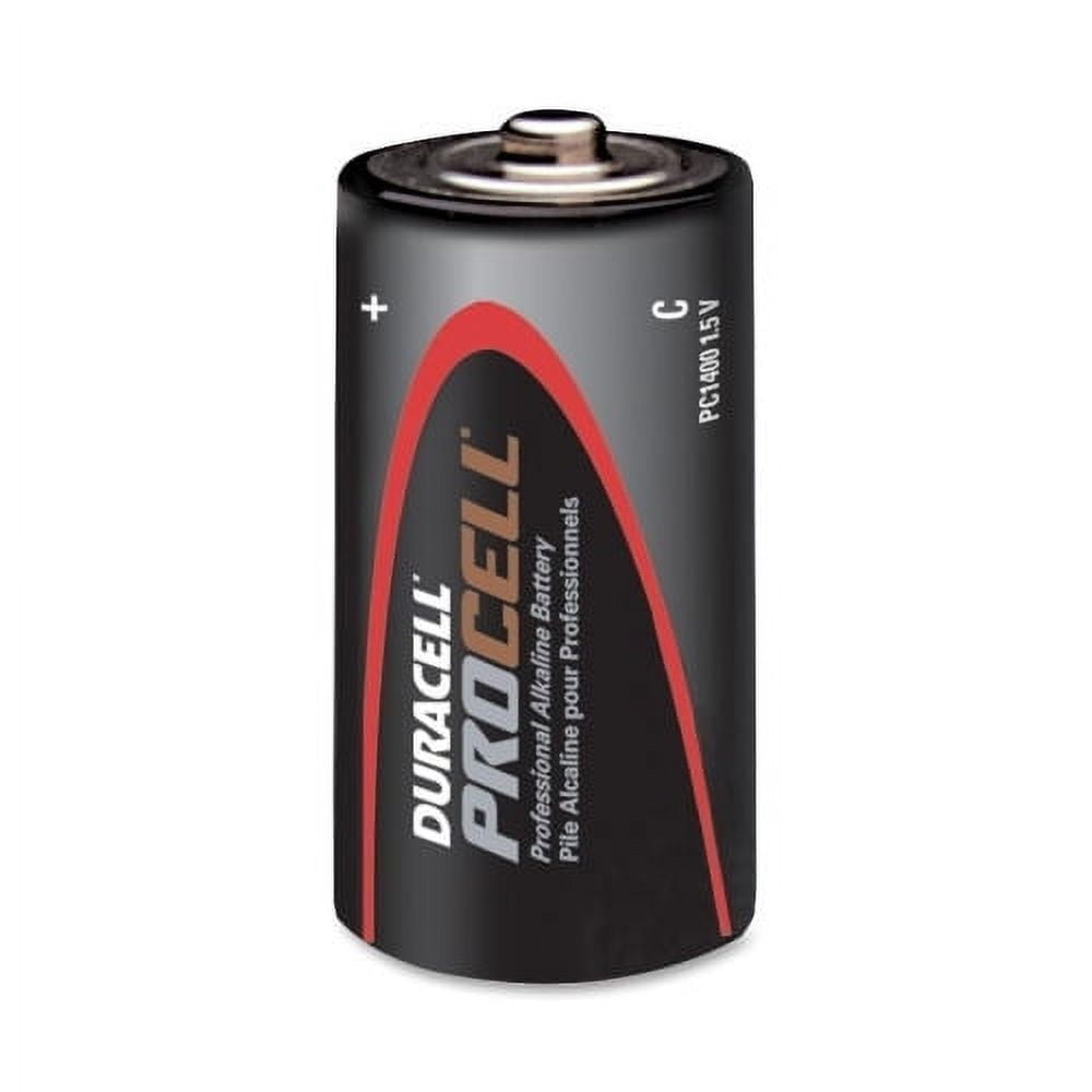 Duracell, DURPC1400CT, Procell Alkaline C Battery Boxes of 12, 72 / Carton, Black