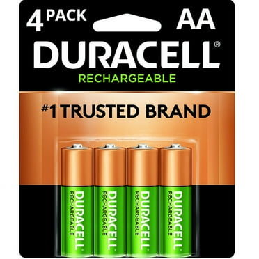 Duracell DX1500B4N Rechargeable Staycharged Nimh Batteries, Aa, 4/Pack