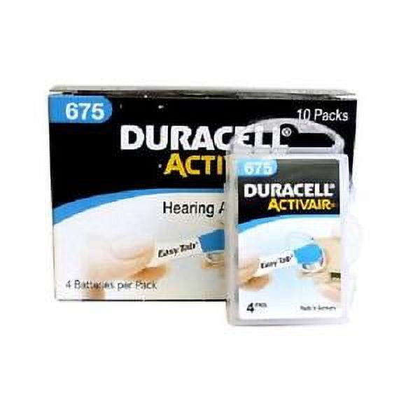 Duracell Size 675 Hearing Aid Batteries (Pack of 40)
