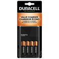 thumbnail image 1 of Duracell ION SPEED 1000 Rechargeable Battery Charger, Includes 4 AA NiMH Batteries, Multicolor, 1 of 7