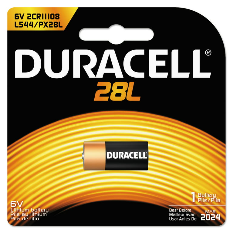 Duracell Battery, Lithium, 28L, 6V