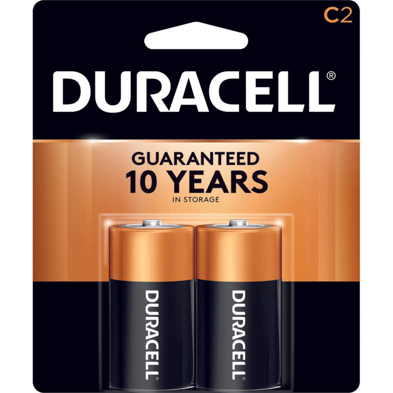 Duracell MN1400B2Z CopperTop Alkaline C Batteries (2/Pack) - image 1 of 5