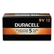 Duracell MN1604BKD 9V CopperTop Alkaline Batteries (12/Box)