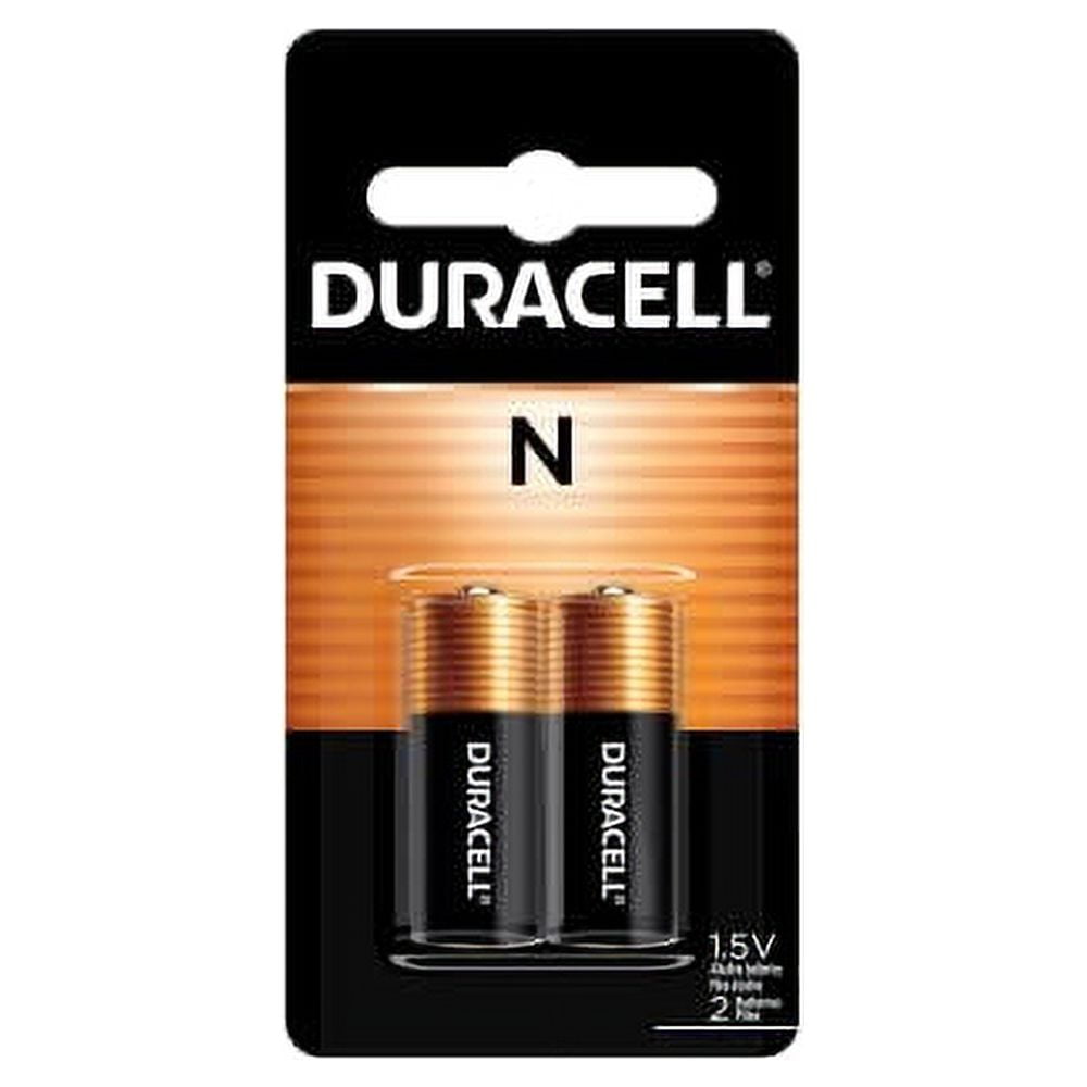 Duracell N 1.5V Alkaline Battery, 2 Count Pack, N 1.5 Volt Alkaline