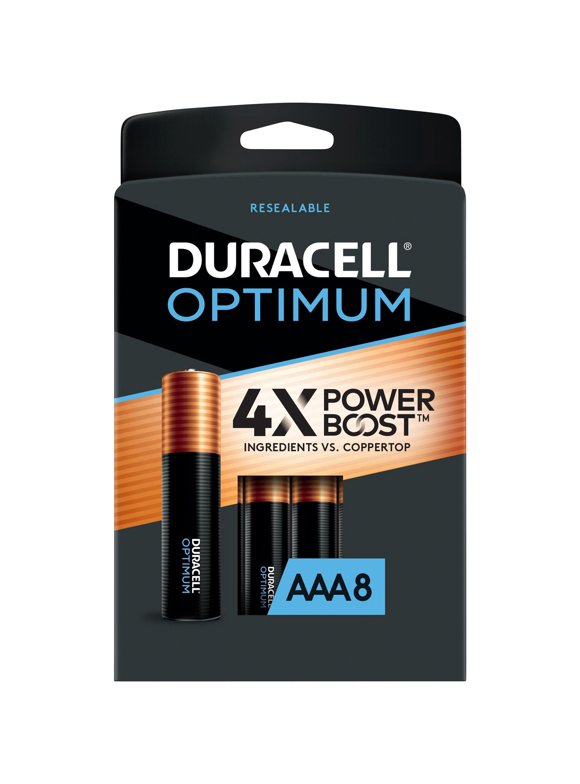 Duracell  Optimum 1.5 Volt  AAA Alkaline Batteries - 8-Pk.