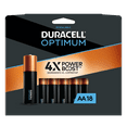 thumbnail image 1 of Duracell Optimum AA Battery with 4X POWER BOOST™, 1.5V Batteries, 18 Pack Resealable Package, 1 of 8