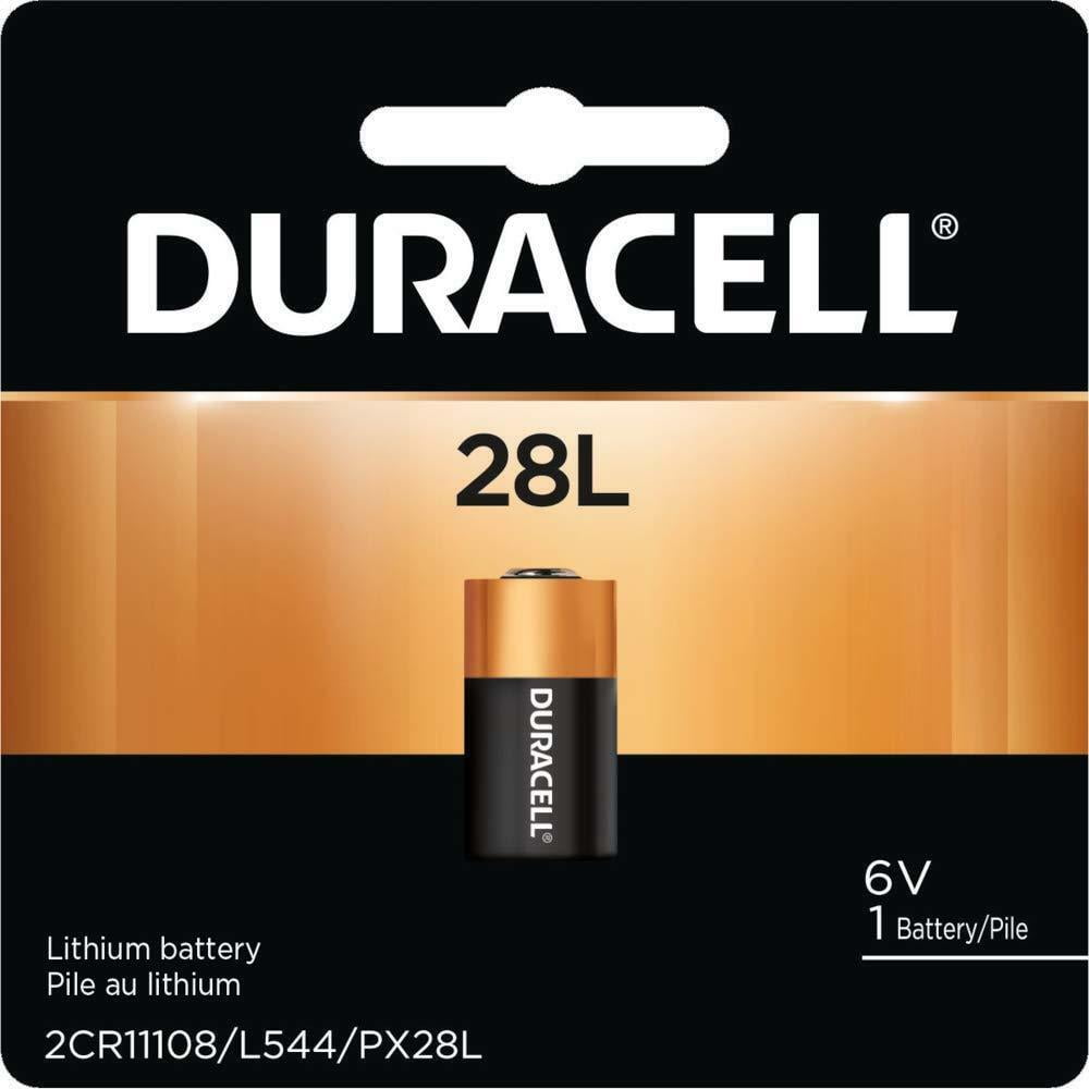 Duracell PX28LBPK, 28L, L544, PX28L Lithium 6V Photo Battery
