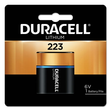Duracell Ultra High Power Lithium Battery, 223, 6V, 1/EA -DURDL223ABPK