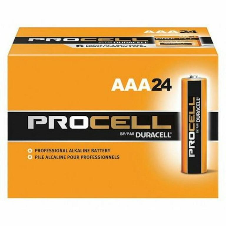 Professional Alkaline AAA Batteries, 24/Box Professional Alkaline AAA Batteries, 24/Box