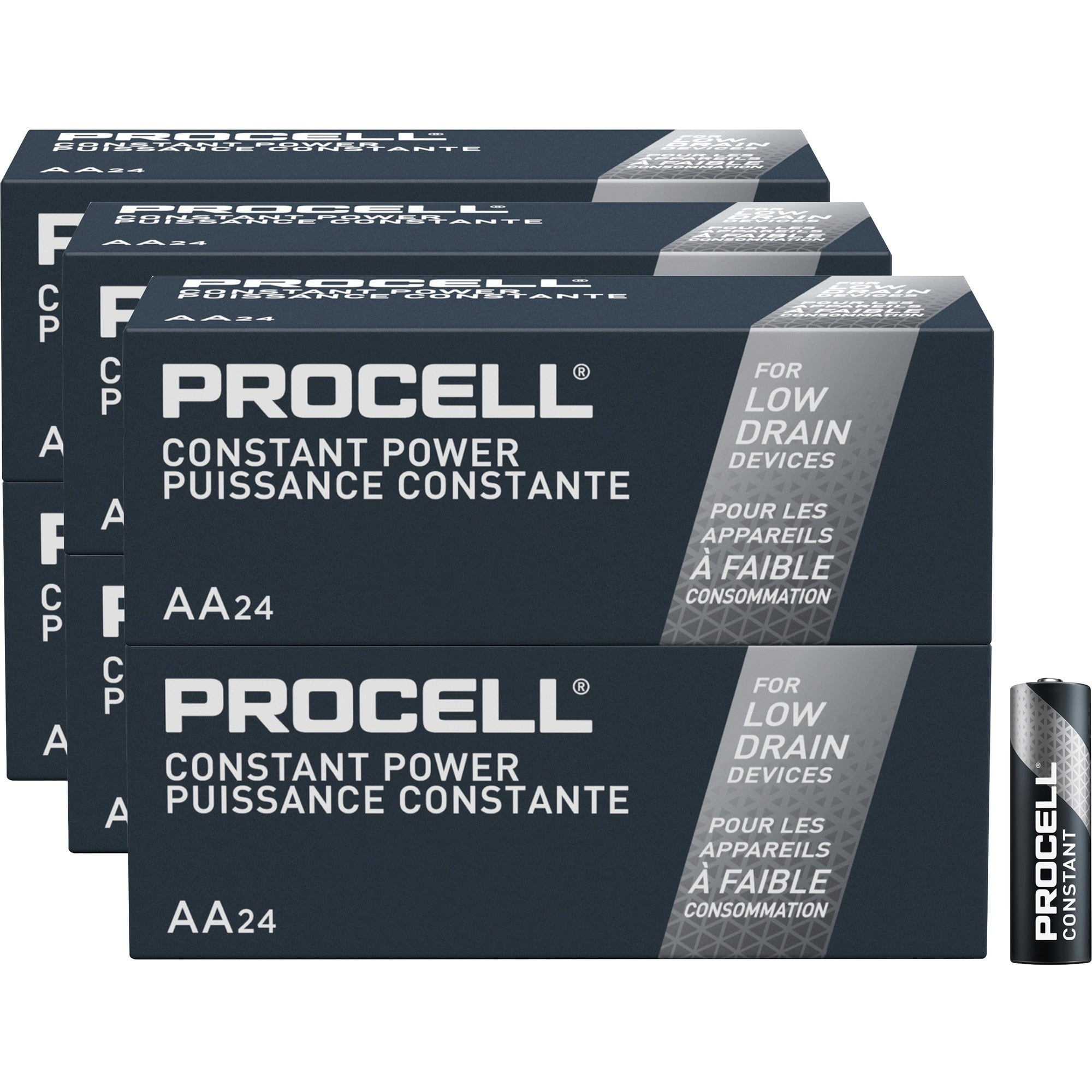 Duracell Procell Alkaline AA Battery Boxes of 24 - For Multipurpose - AA - 2100 mAh - 1.5 V DC - 144 / Carton Duracell Procell Alkaline AA Battery Boxes of 24 - For Multipurpose - AA - 2100 mAh - 1.5 V DC - 144 / Carton