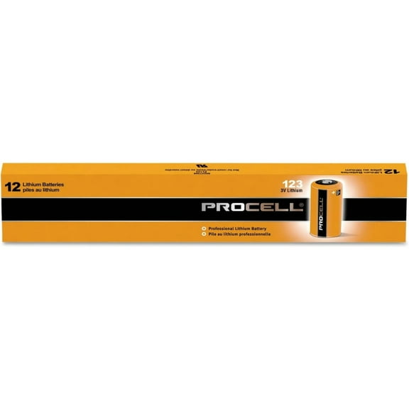 Duracell Procell Battery Lithium. 3 Volt (Box of 12)