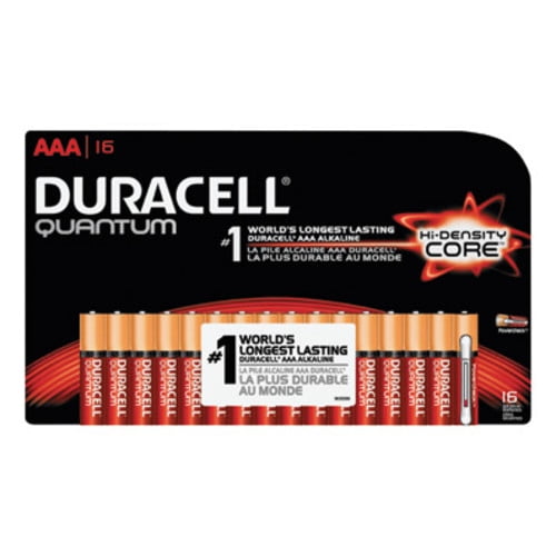 Duracell Quantum Alkaline Batteries, AAA, 16/PK