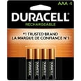 thumbnail image 1 of Duracell Rechargeable, Pre-Charged NiMH Batteries - 4-Pk. AAA, 1 of 7