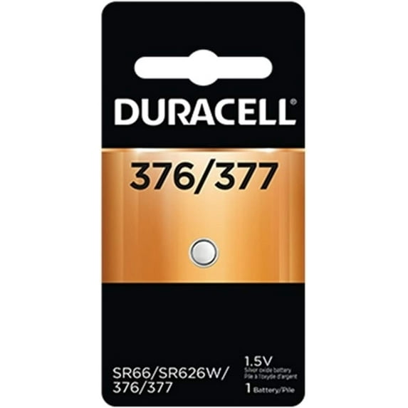 Duracell Silver Oxide Battery Watch/Electronic 1.5 Volt 377 1 Each (Pack of 12)