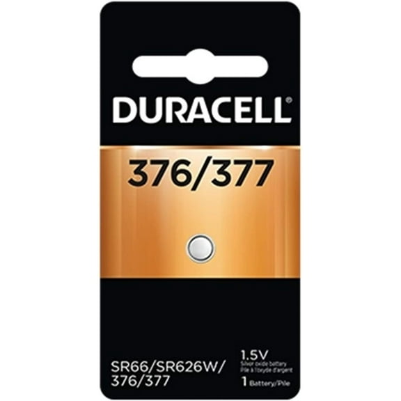 Duracell Silver Oxide Battery Watch/Electronic 1.5 Volt 377 1 Each (Pack of 9)