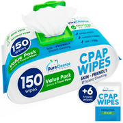Duracleanse CPAP Mask Wipes Extra Large Wet Wipes with Aloe Vera, 450-Pack