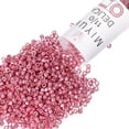 thumbnail image 1 of Miyuki Delica Seed Beads – Size 11/0 (1.6 mm), DB1840, Duracoat Galvanized Hot Pink, 7.2 g, Approx. 1440 Beads, 1 of 7
