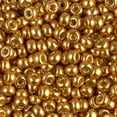 thumbnail image 1 of Duracoat Galvanized Yellow Gold Miyuki Seed Beads 6/0 6-94203-TB, 1 of 1
