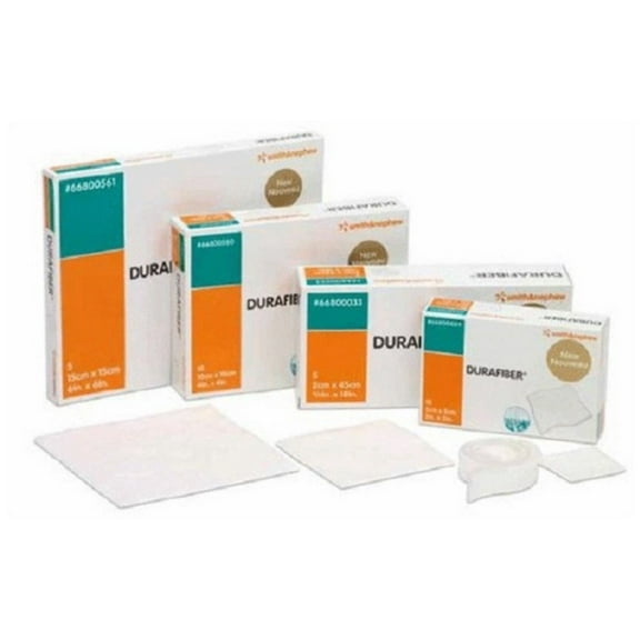 Durafiber Fiber Dressing Cellulose Ethyl Sulphonate Fibers, 6 X 6 Inch