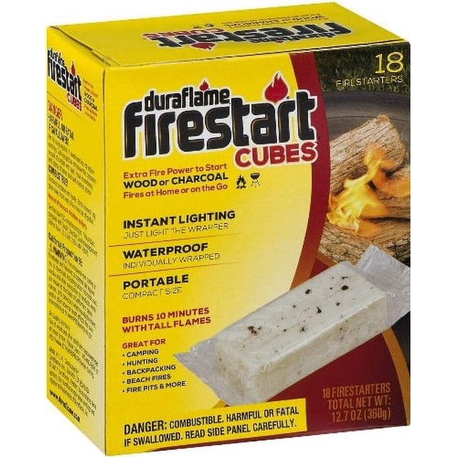 Duraflame 00845 18 Pack Of Firestart Cube Firestarters Quantity of 4