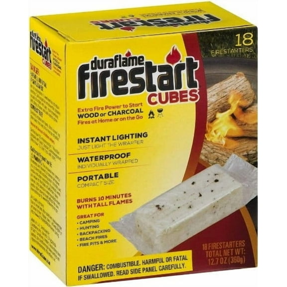 Duraflame 00845 18 Pack Of Firestart Cube Firestarters - Quantity of 6