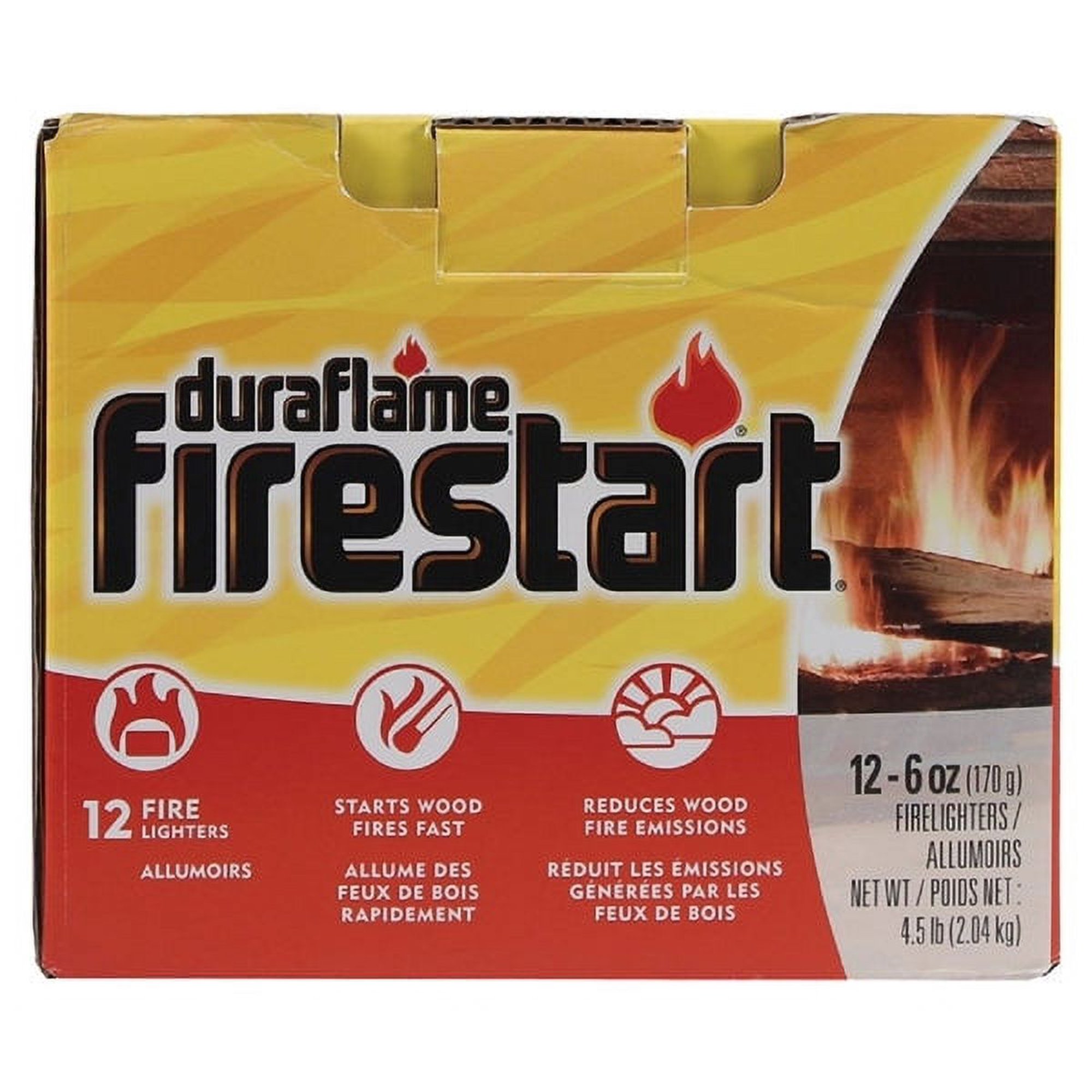 Duraflame 04841 Firestart Indoor/Outdoor Firelighters, 4.5 Oz, 12-Count -  Walmart.com