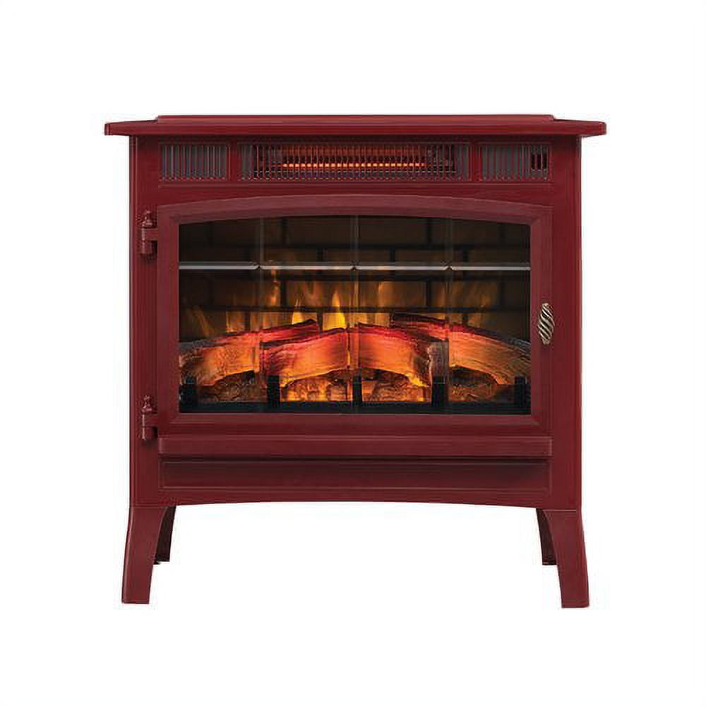 Duraflame 3D Black Infrared Electric Fireplace Stove with Remote