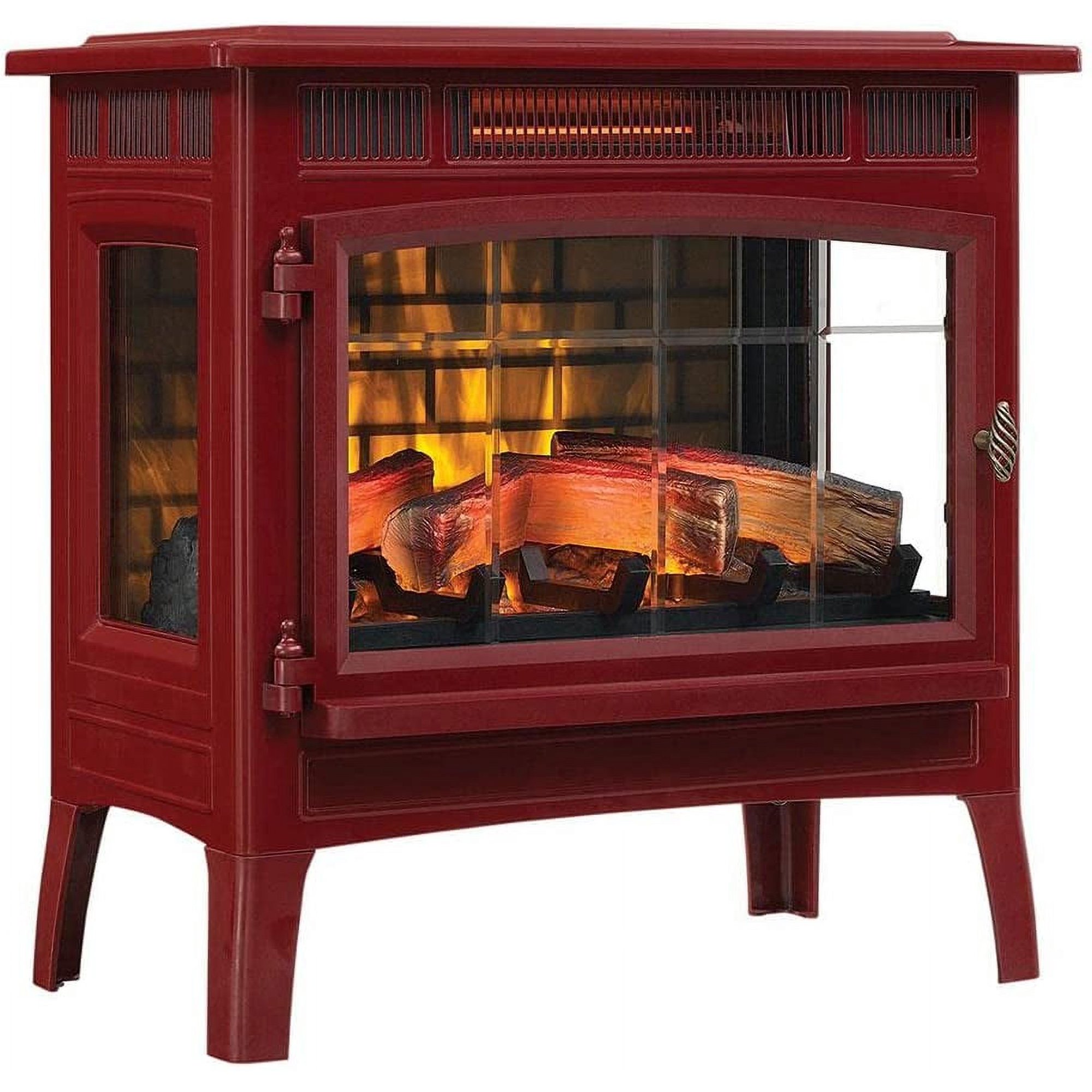Duraflame 3D Cinnamon Infrared Electric Fireplace Stove with Remote Control  - DFI-5010-03 - Walmart.com