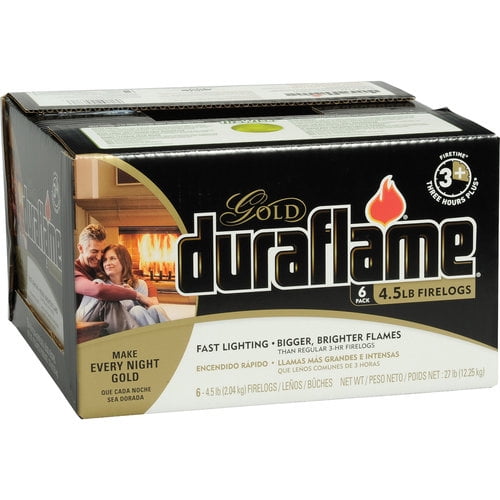 Duraflame 6/4.5lb Gold Firelogs