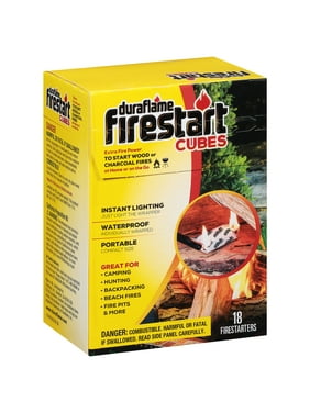 Duraflame Firestart Cubes 18-Ct, Fire Starters for Wood or Charcoal fires