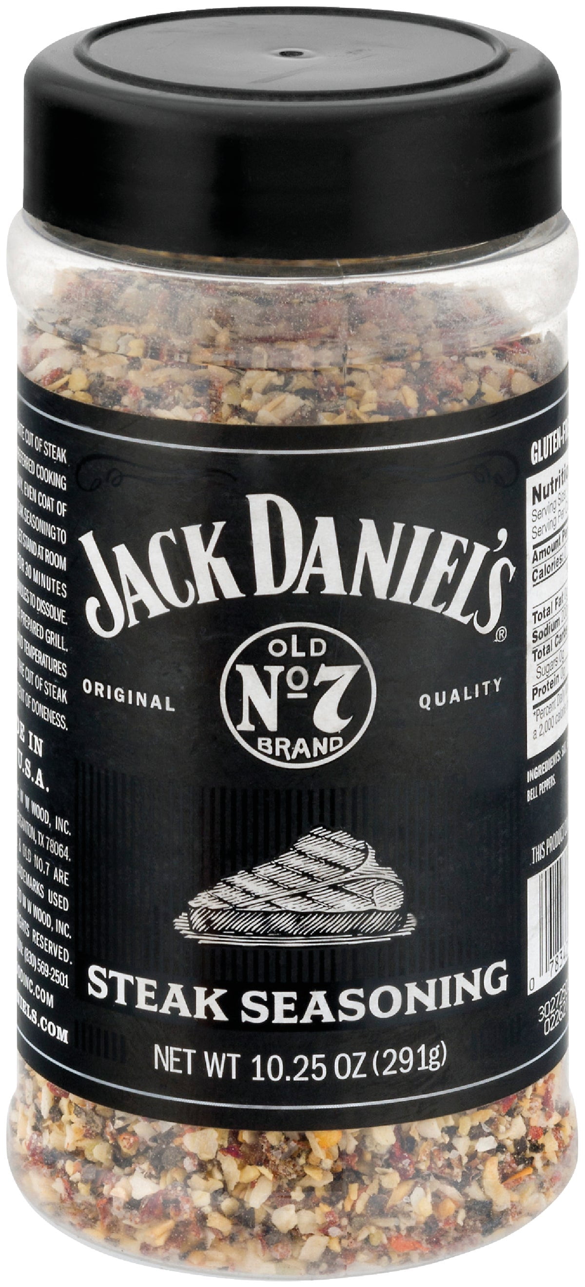 Duraflame Jack Daniel's Steak Seasoning Shake Spice 10.25 Oz.