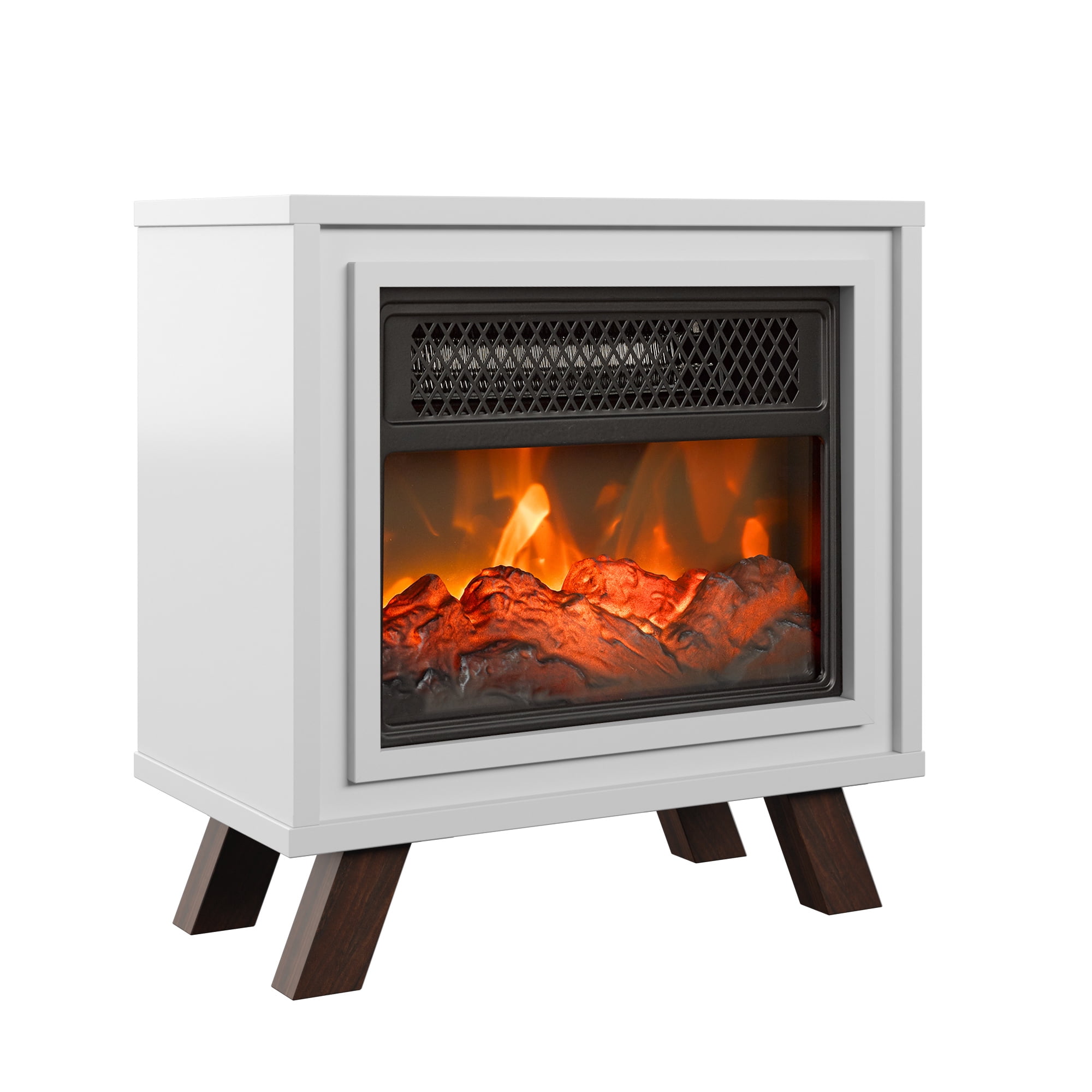 Duraflame Mid Century Tabletop Electric Fireplace Space Heater
