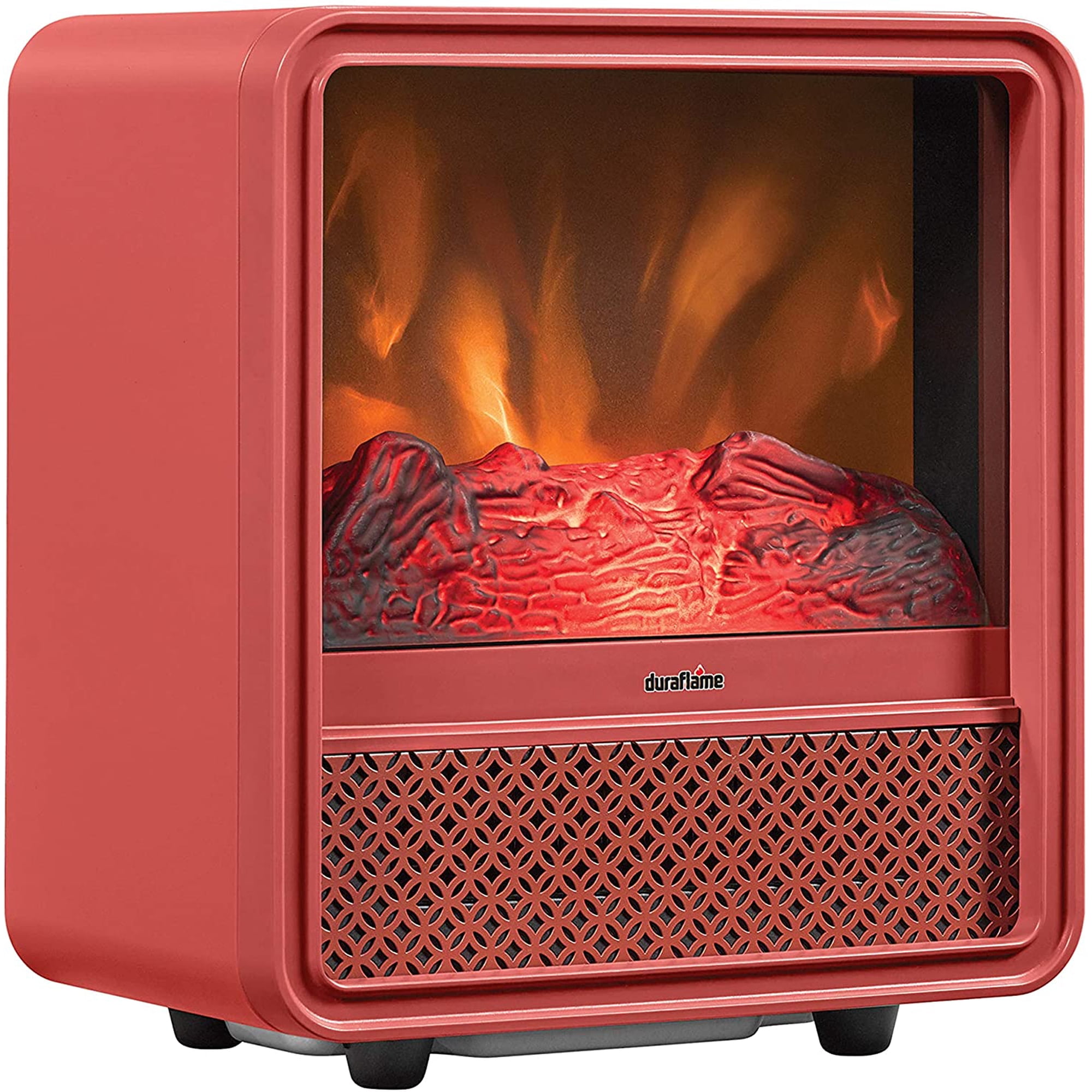Duraflame Portable Electric Personal Cube Space Heater, Red Ochre -  Walmart.com