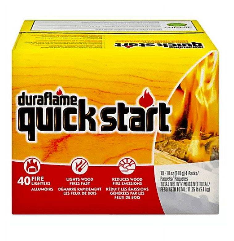 Duraflame Quick Start Firestarters Log Starters for Fire, 40pk