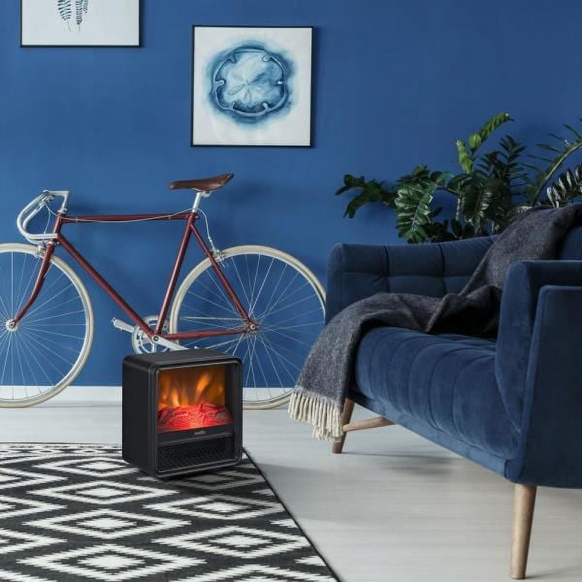 Duraflame Tabletop Stove Heater, 4600 BTU, DFS400, Black