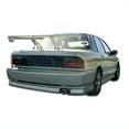 thumbnail image 1 of Duraflex 100832 1989-1993 Mitsubishi Galant Cyber Rear Bumper Cover, Signature Black - 1 Piece, 1 of 1
