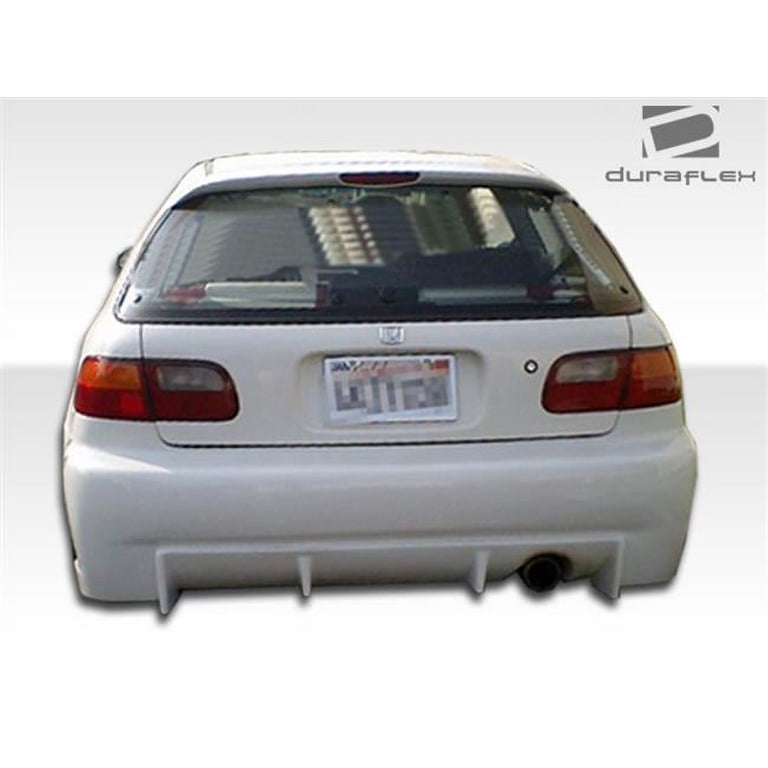 Evan-Fischer Rear Bumper Cover – Primed – Fits 1992-1995 Honda Civic Coupe & Sedan (DX, LX, EX)