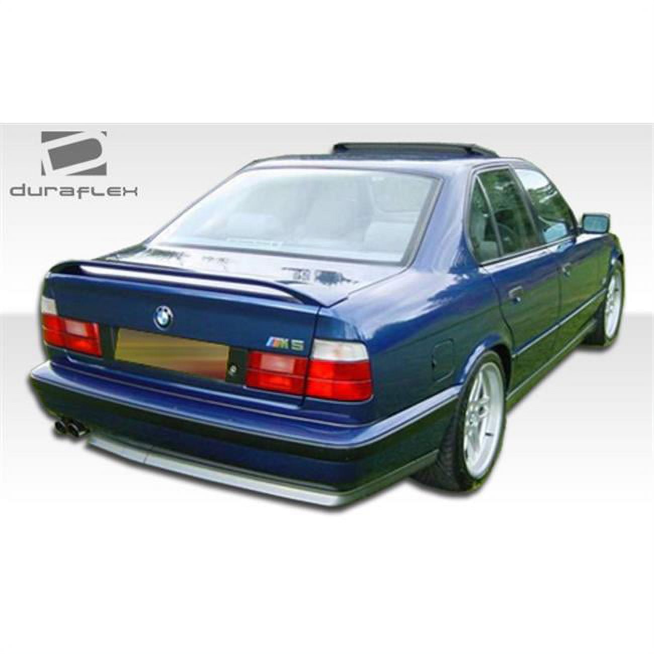 BMW E39 M sport rear diffuser gloss,abs plastic,for sedan and wagon,video  review