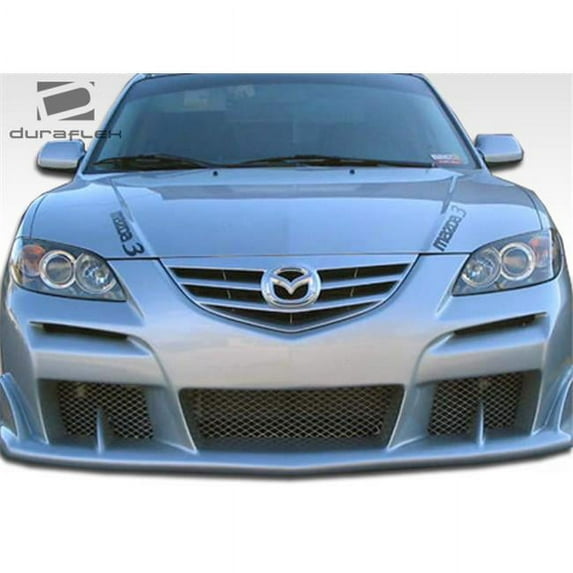 Duraflex 103209 2004-2009 Mazda 3 4Dr Raven Front Bumper Cover
