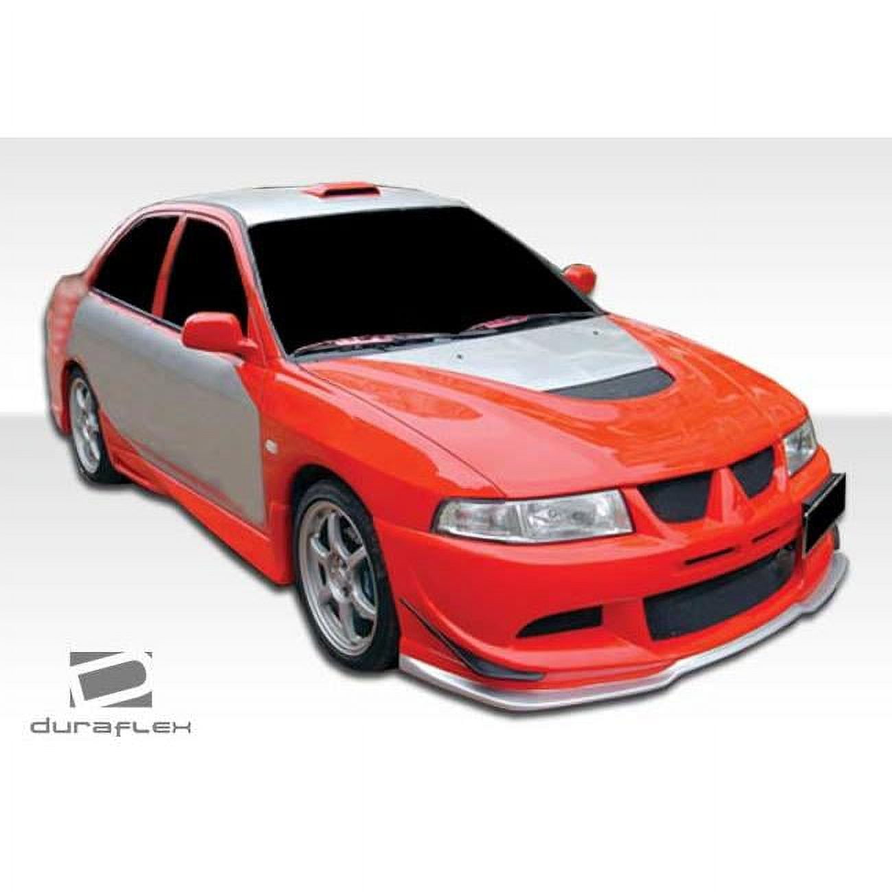 Duraflex 104468 1997-2001 Mitsubishi Mirage 4DR Evo 8 Side Skirts Rocker Panels, Signature Black - 2 Piece Duraflex 104468 1997-2001 Mitsubishi Mirage 4DR Evo 8 Side Skirts Rocker Panels, Signature Black - 2 Piece