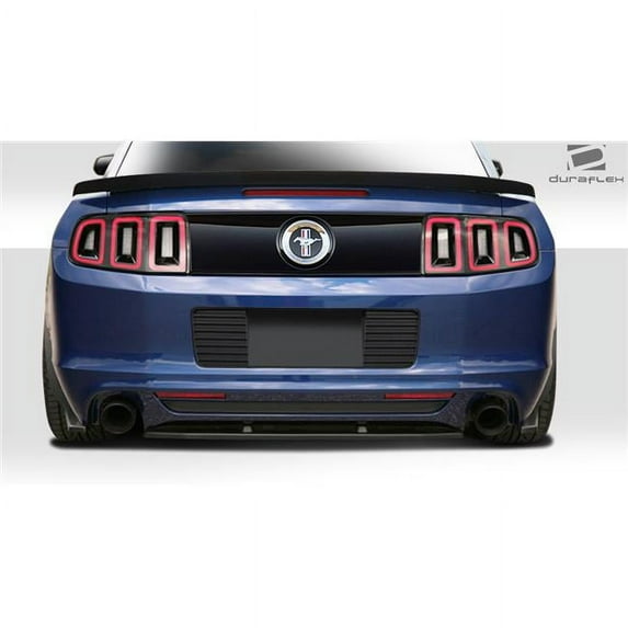 Duraflex 109593 2013-2014 Ford Mustang R500 Rear Splitter, Signature Black - 3 Piece