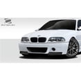 thumbnail image 1 of Duraflex 112699 1999-2006 BMW 3 Series E46 2DR CSL Look Front Bumper Cover, Signature Black - 1 Piece, 1 of 8