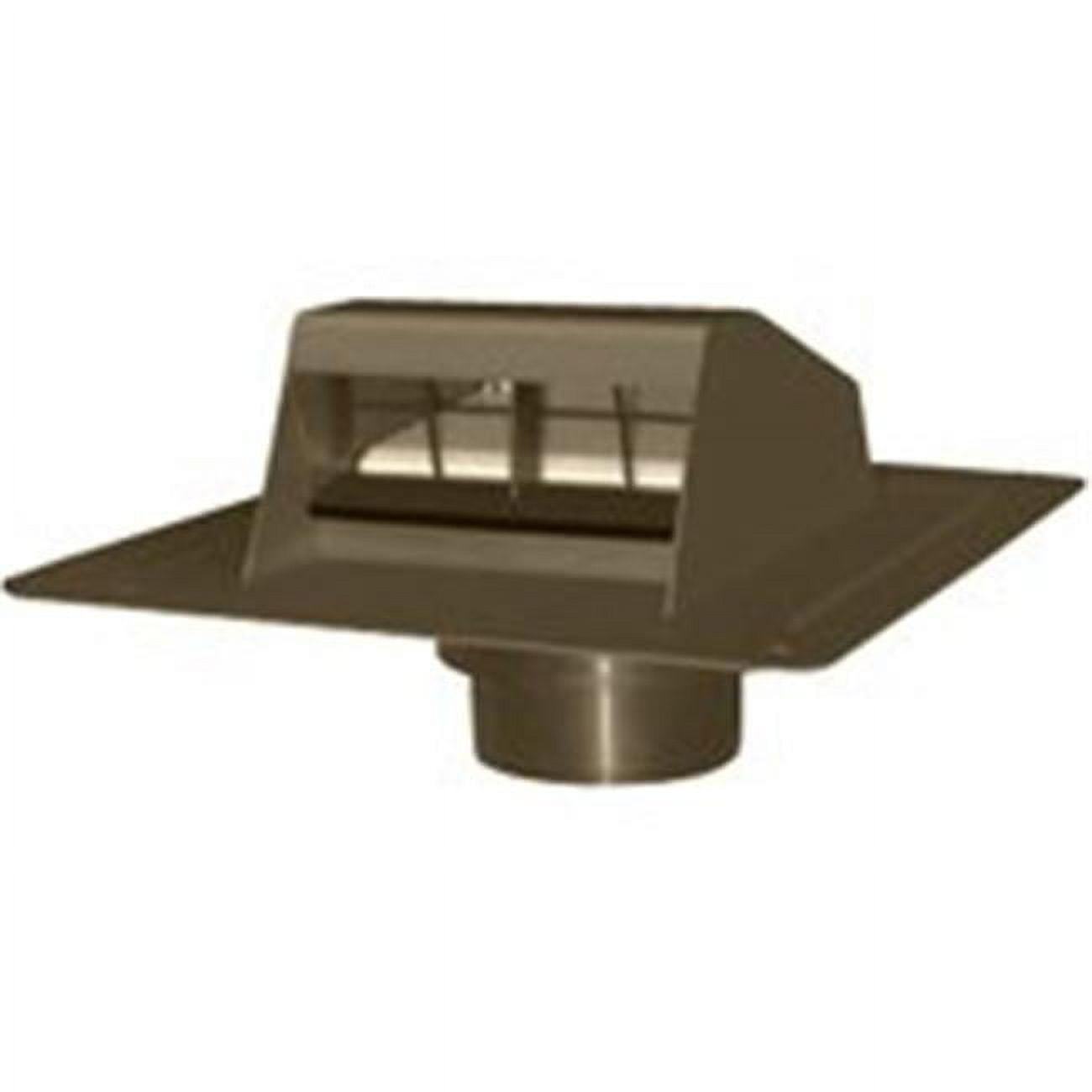 Duraflo 6013BR Roof Dryer Exhaust Vent, 5 in Duct, Brown Hood