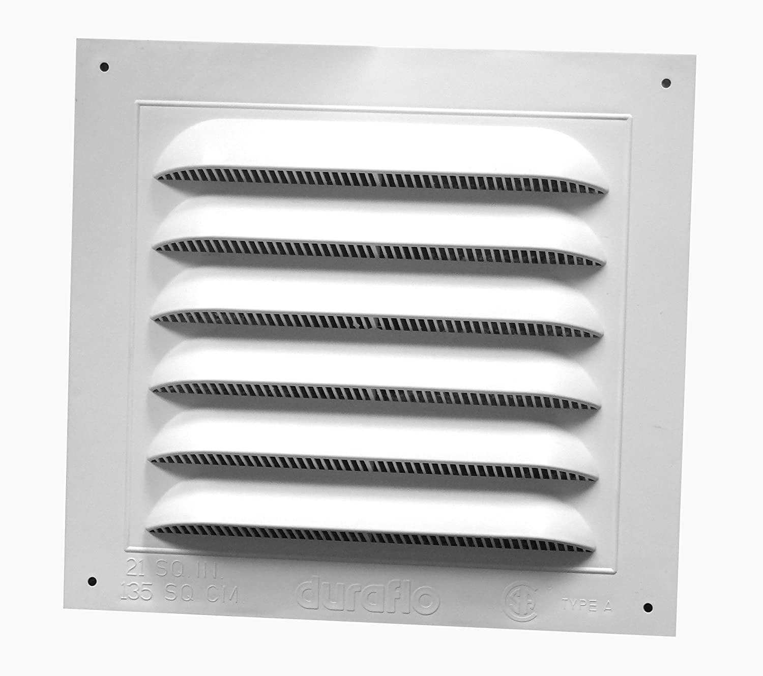 Duraflo 620808 Gable Vent, 10Inch X 10 7/8Inch