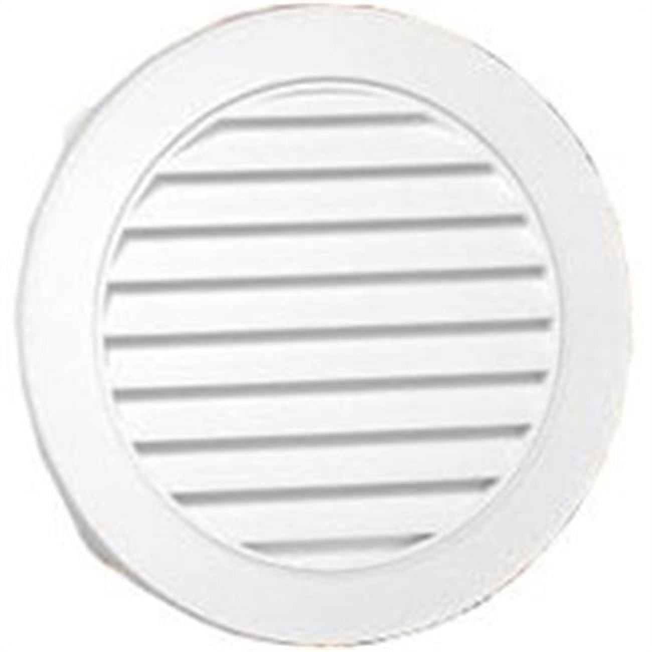 Duraflo 626053-00 Round White Gable Vent