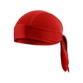 thumbnail image 1 of Durags Cooling Helmet Liner, Sweat Wicking Dew Rag, Breathable Helmet Do Rags, Doo Rag for Men and Women Red, 1 of 2